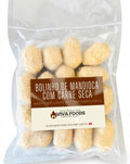 BOLINHO DE MANDIOCA COM CARNE SECA CRUA (Saco de 16 Unid)