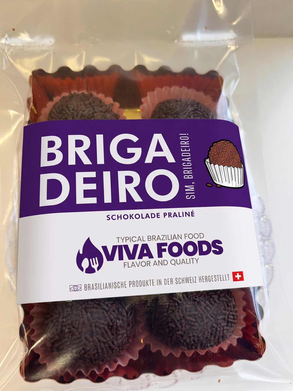 BRIGADEIRO - 120g ( SACO DE 6 UNID)