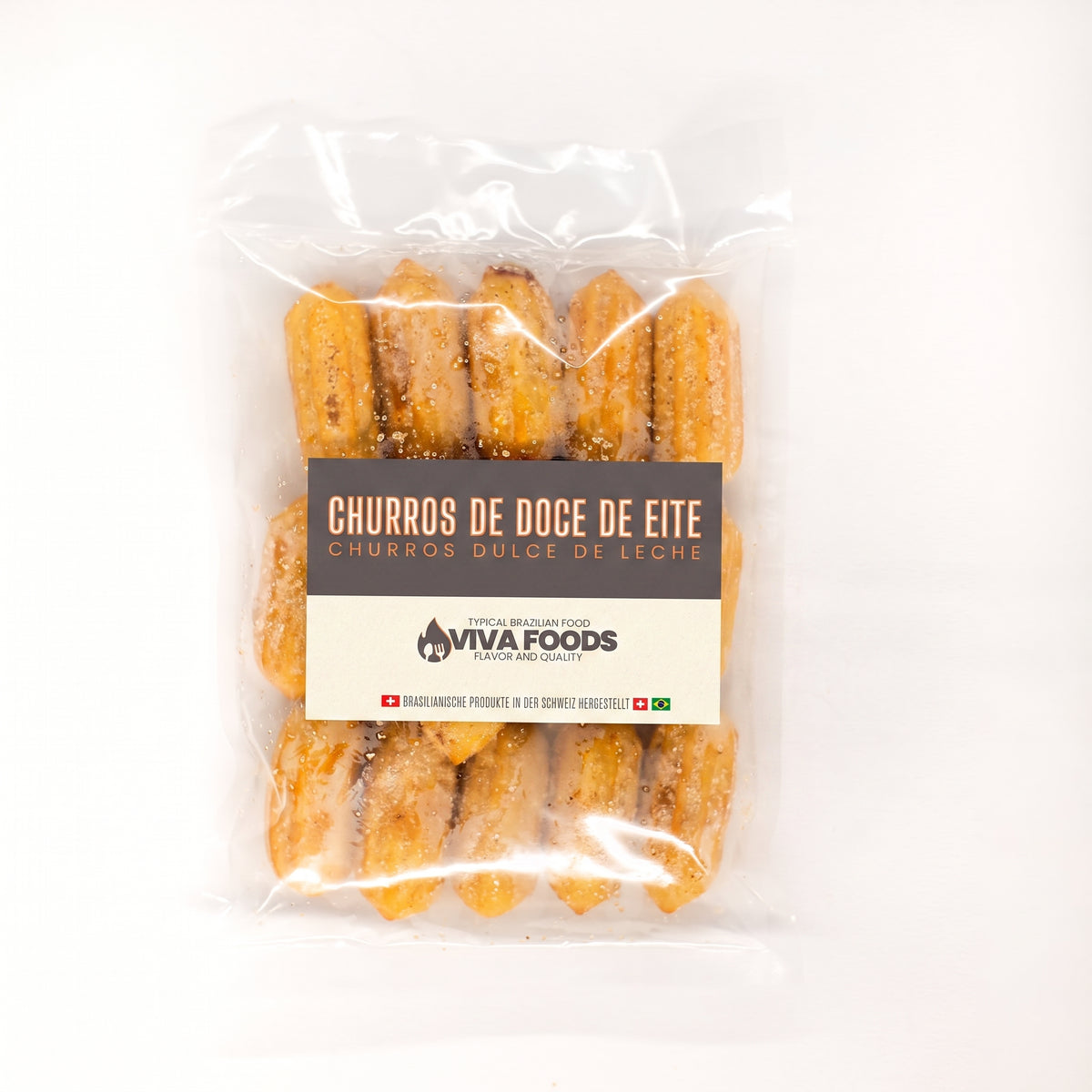 CHURROS DE DOCE DE LEITE FRITO (Saco de 16 Unid)