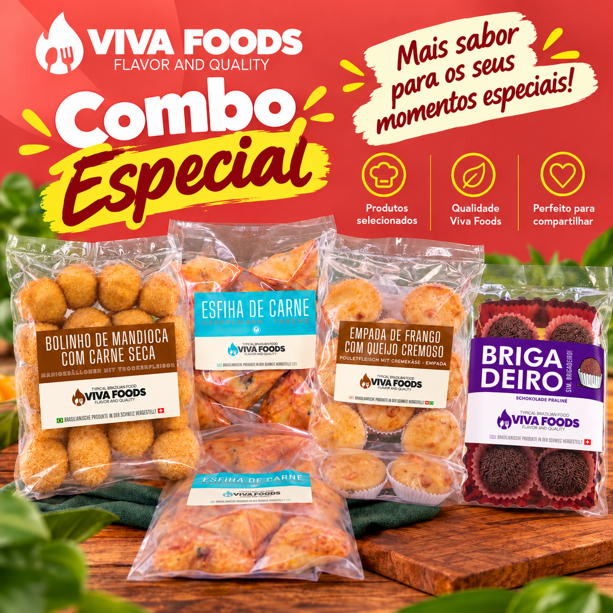 Combo Especial de Produtos Brasileiros