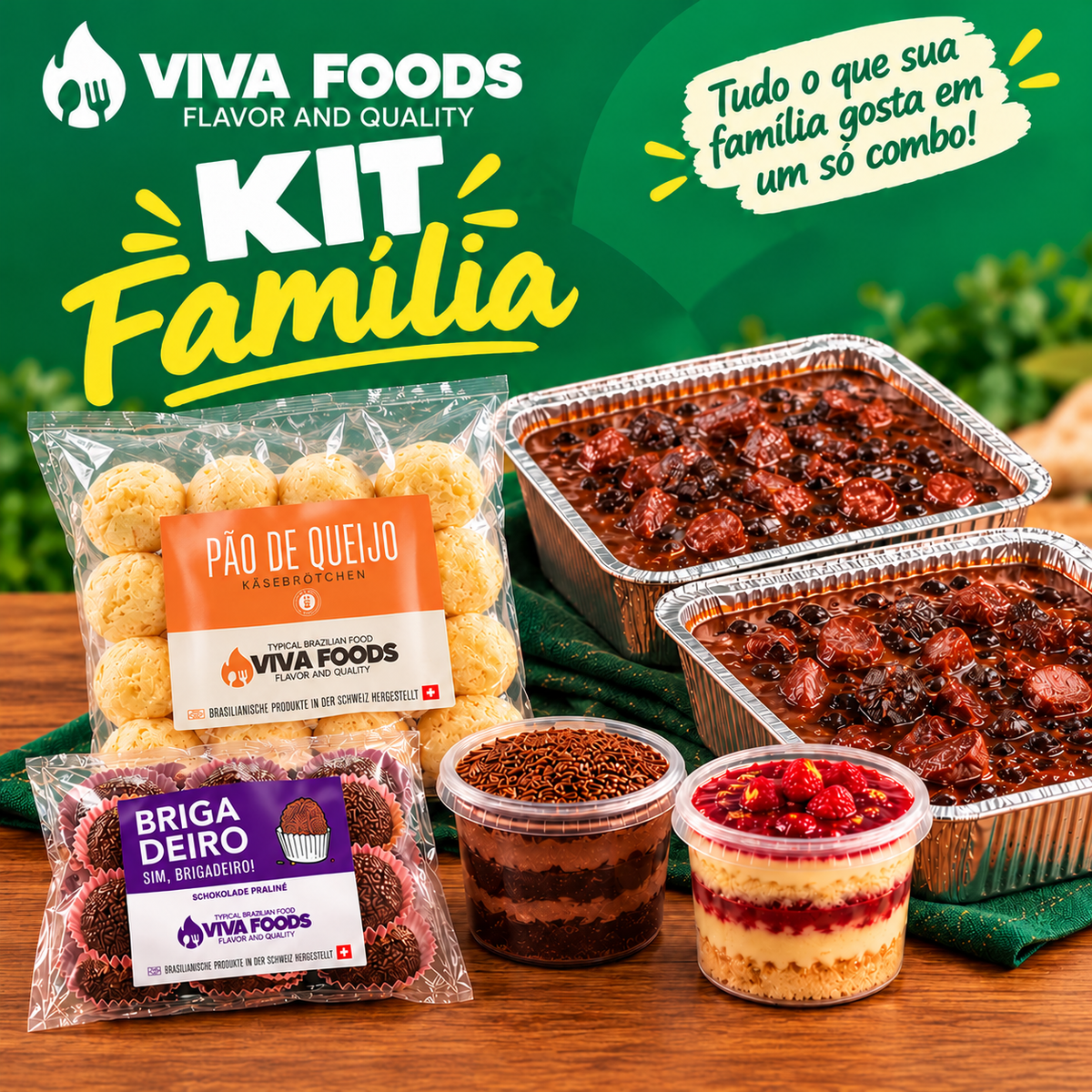 Kit Família — sabores para compartilhar